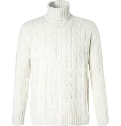 Cipriani Rollkragen-Pullover BL40/8241/111001 Rollkragenpullover, Reines Kaschmir, Weiß 3 Cipriani Rollkragen-Pullover BL40/8241/111001 Rollkragenpullover, Reines Kaschmir, Weiß