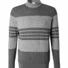bugatti Rollkragenpullover 7750/65580/250 Stehkragenpullover, Wolle, Grau meliert, Grau