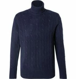 Cipriani Rollkragen-Pullover BL40/8241/118050 Rollkragenpullover, Reines Kaschmir, Navy