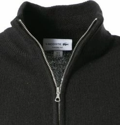 LACOSTE Pullover AH1953/031 Troyer, Classic Fit, Wolle, Schwarz -striangebote 355826 norm2