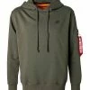 ALPHA INDUSTRIES Hoodie X-Fit 158321/257 Baumwolle, Dunkelgrün 1 ALPHA INDUSTRIES Hoodie X-Fit 158321/257 Baumwolle, Dunkelgrün -striangebote 355894 norm
