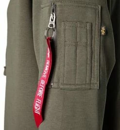 ALPHA INDUSTRIES Hoodie X-Fit 158321/257 Baumwolle, Dunkelgrün 9 ALPHA INDUSTRIES Hoodie X-Fit 158321/257 Baumwolle, Dunkelgrün -striangebote 355894 norm3