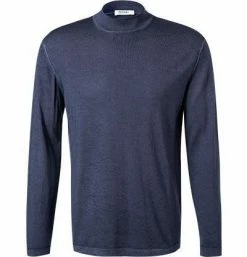CROSSLEY Pullover Hamin/721 Stehkragenpullover, Wolle, Dunkelblau