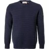 handstich Pullover Björn 51/1921/4002/682 Merinowolle-Kaschmir, Navy, Marine-blue
