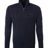 Polo Ralph Lauren Pullover 710810841/001 Troyer, Baumwolle, Navy, Marine 2 Polo Ralph Lauren Pullover 710810841/001 Troyer, Baumwolle, Navy, Marine -striangebote 356738 norm