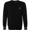 Fred Perry Pullover K9539/102 Wolle, Schwarz -striangebote 357420 norm