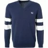 Fred Perry Pullover K9555/395 Wolle, Indigo 2 Fred Perry Pullover K9555/395 Wolle, Indigo -striangebote 357448 norm