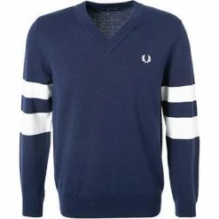 Fred Perry Pullover K9555/395 Wolle, Indigo