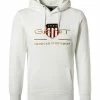 Gant Hoodie 2047056/113 Baumwolle, Weiß -striangebote 357867 norm