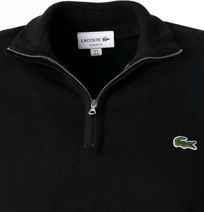 LACOSTE Troyer AH1980/031 Classic Fit, Baumwolle, Schwarz , Schwarz 4 LACOSTE Troyer AH1980/031 Classic Fit, Baumwolle, Schwarz , Schwarz – Bild 2