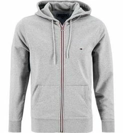 Tommy Hilfiger Sweatjacke MW0MW08666/PG5 Bio Baumwolle, Grau meliert, Grau