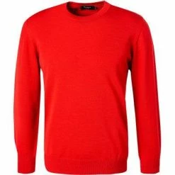 Maerz Pullover 490500/4 Merinowolle, Rot, Dunkelrot