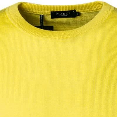 Maerz Pullover 490500/657 Merinowolle, Zitronengelb 4 Maerz Pullover 490500/657 Merinowolle, Zitronengelb – Bild 2