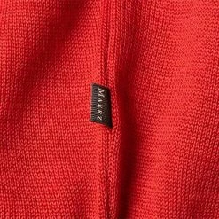 Maerz V-Pullover 490400/4 Merinowolle, Rot, Blutrot -striangebote 359622 norm3