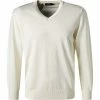 Maerz V-Pullover 490400/502 Merinowolle, Wollweiß -striangebote 359623 norm