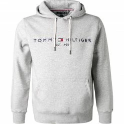 Tommy Hilfiger Hoodie MW0MW10752/501 Baumwolle, Grau, Hellgrau