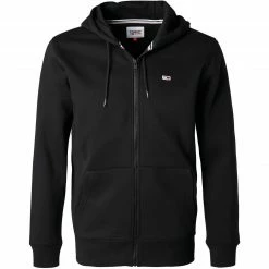 TOMMY JEANS Sweatjacke DM0DM09592/BDS Baumwolle, Schwarz