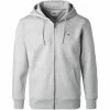 TOMMY JEANS Sweatjacke DM0DM09592/P01 Baumwolle, Grau, Hellgrau