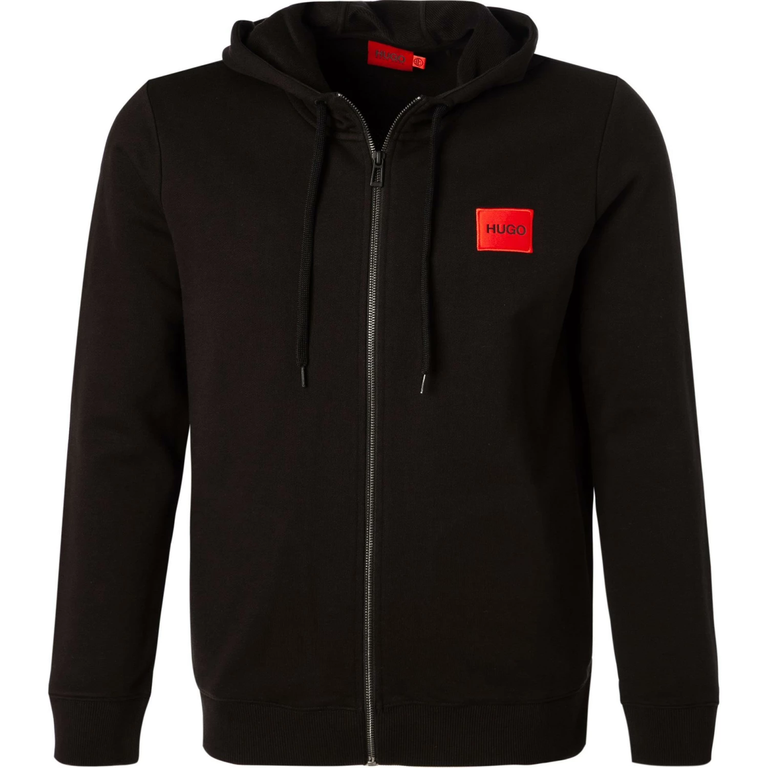 HUGO Sweatjacke Daple 50447972/001 Baumwolle, Schwarz 3 HUGO Sweatjacke Daple 50447972/001 Baumwolle, Schwarz