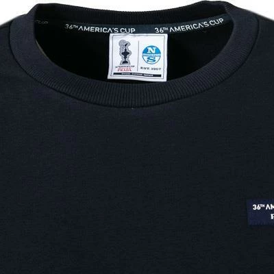 NORTH SAILS Pullover 451011-000/0802 Sweatshirt, Kollektion by Prada, Baumwolle, Dunkelblau, Navy 5 NORTH SAILS Pullover 451011-000/0802 Sweatshirt, Kollektion by Prada, Baumwolle, Dunkelblau, Navy – Bild 3