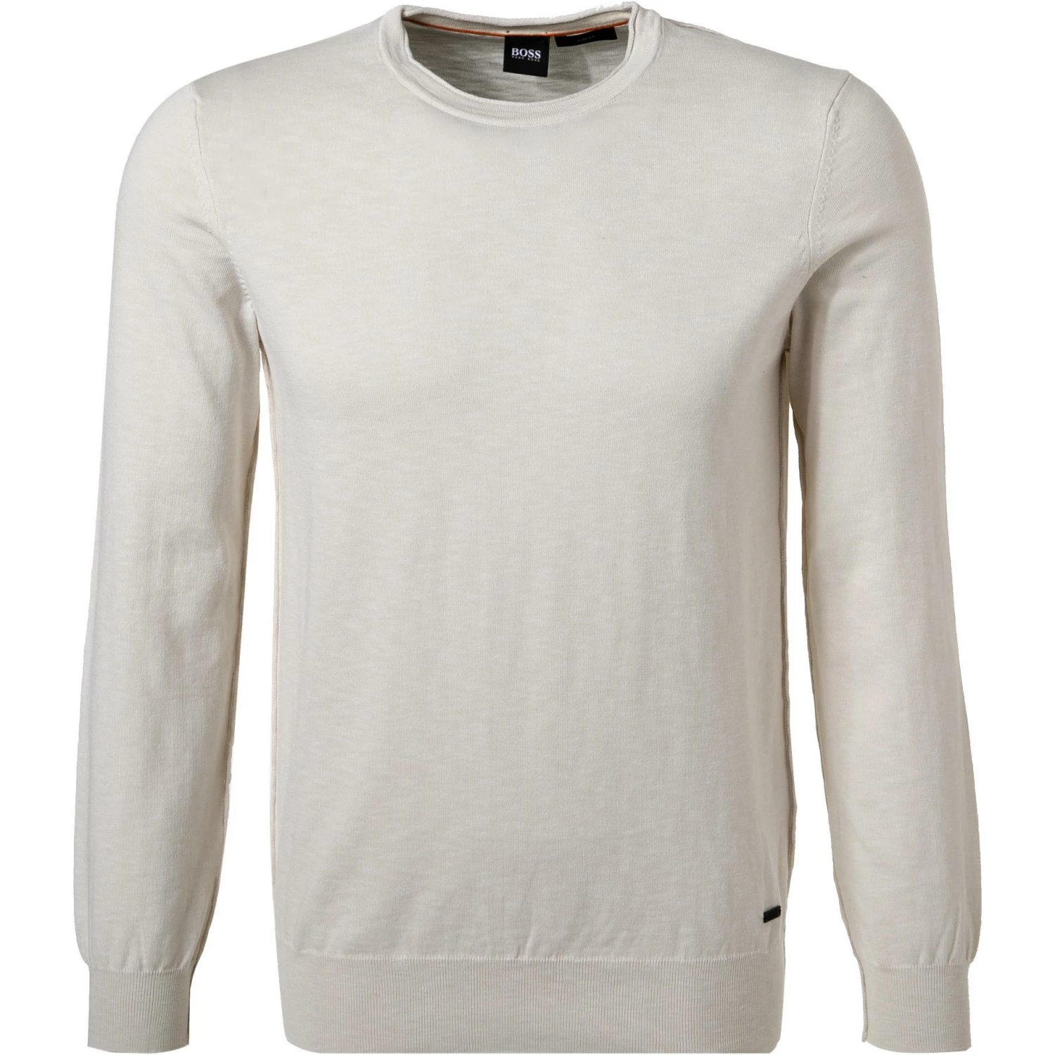 BOSS Pullover Kabiron 50446540/272 Slim Fit, Baumwolle, Ecru, Creme 3 BOSS Pullover Kabiron 50446540/272 Slim Fit, Baumwolle, Ecru, Creme