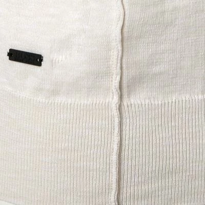 BOSS Pullover Kabiron 50446540/272 Slim Fit, Baumwolle, Ecru, Creme 6 BOSS Pullover Kabiron 50446540/272 Slim Fit, Baumwolle, Ecru, Creme – Bild 4