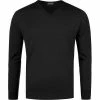 John Smedley V-Pullover Bobby black Easy Fit, Merino Extrafine, Schwarz 1 John Smedley V-Pullover Bobby black Easy Fit, Merino Extrafine, Schwarz -striangebote 36274 norm