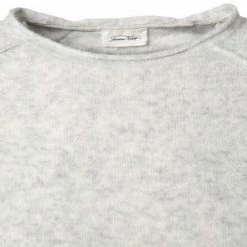 American Vintage Pullover MDAM18A/gris chine Wolle-Mikrofaser, Hellgrau meliert -striangebote 363377 norm2