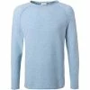 American Vintage Pullover MDAM18A/oceanie chine Wolle-Mikrofaser, Hellblau meliert