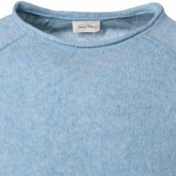 American Vintage Pullover MDAM18A/oceanie chine Wolle-Mikrofaser, Hellblau meliert -striangebote 363378 norm2