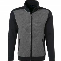 Pierre Cardin Sweatjacke 54249/000/11423/3000 Baumwolle, Marineblau meliert, Marine