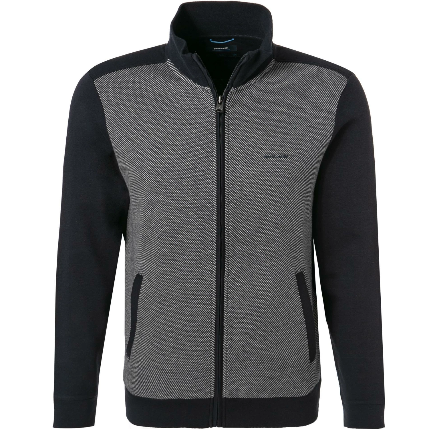 Pierre Cardin Sweatjacke 54249/000/11423/3000 Baumwolle, Marineblau meliert, Marine 4 Pierre Cardin Sweatjacke 54249/000/11423/3000 Baumwolle, Marineblau meliert, Marine – Bild 2