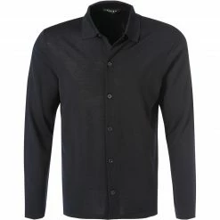 Falke Pullover Polokragen 60091/6437 Cardigan, Wolle waschbar, Nachtblau