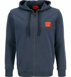 HUGO Sweatjacke Daple 50447972/405 Baumwolle, Dunkelblau -striangebote 365076 norm