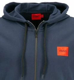 HUGO Sweatjacke Daple 50447972/405 Baumwolle, Dunkelblau -striangebote 365076 norm2
