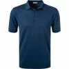 John Smedley Polo-Shirt Adrian/indigo Pullover, Standard Fit, Baumwolle