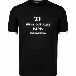 KARL LAGERFELD Pullover 655019/0/511301/990 Baumwolle, Schwarz