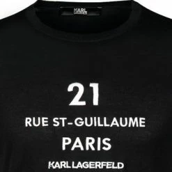 KARL LAGERFELD Pullover 655019/0/511301/990 Baumwolle, Schwarz -striangebote 365499 norm2