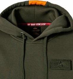 ALPHA INDUSTRIES Red Stripe Hoodie 178314/257 Baumwolle, Dunkelgrün 11 ALPHA INDUSTRIES Red Stripe Hoodie 178314/257 Baumwolle, Dunkelgrün -striangebote 366948 norm2