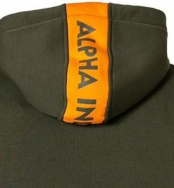 ALPHA INDUSTRIES Red Stripe Hoodie 178314/257 Baumwolle, Dunkelgrün 14 ALPHA INDUSTRIES Red Stripe Hoodie 178314/257 Baumwolle, Dunkelgrün -striangebote 366948 norm5