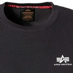 ALPHA INDUSTRIES Sweater Small Logo 188307/466 Sweatshirt, Baumwolle, Dunkelgrau 9 ALPHA INDUSTRIES Sweater Small Logo 188307/466 Sweatshirt, Baumwolle, Dunkelgrau -striangebote 366949 norm2