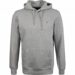 Gant Hoodie 2047017/93 Baumwolle, Grau meliert, Grau