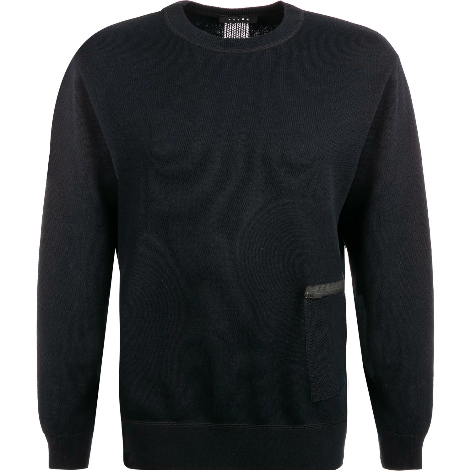 Falke Pullover 60149/6437 Baumwolle, Nachtblau 3 Falke Pullover 60149/6437 Baumwolle, Nachtblau