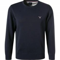Gant Pullover 2046072/433 Sweatshirt, Baumwolle, Nachtblau