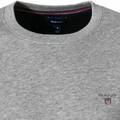 Gant Pullover 2046072/93 Sweatshirt, Baumwolle, Grau meliert, Grau -striangebote 368692 norm2