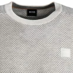 BOSS Pullover Kadiff 50452459/272 Baumwolle, Grau meliert, Beige-grau -striangebote 368940 norm2