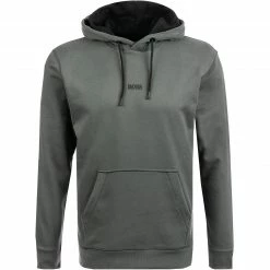 BOSS Hoodie Weedo 50459464/301 Baumwolle, Seegrün, Dunkelgrün