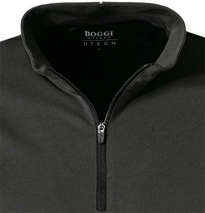 BOGGI MILANO Pullover BO21P0488/03 Troyer, Mikrofaser, Militärgrün 5 BOGGI MILANO Pullover BO21P0488/03 Troyer, Mikrofaser, Militärgrün – Bild 3