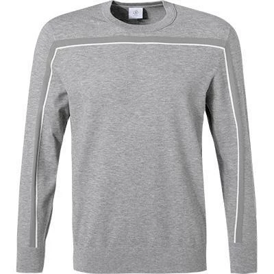 BOGNER Pullover Ramiro 8852/3802/017 Mikrofaser, Grau meliert, Grau 4 BOGNER Pullover Ramiro 8852/3802/017 Mikrofaser, Grau meliert, Grau – Bild 2
