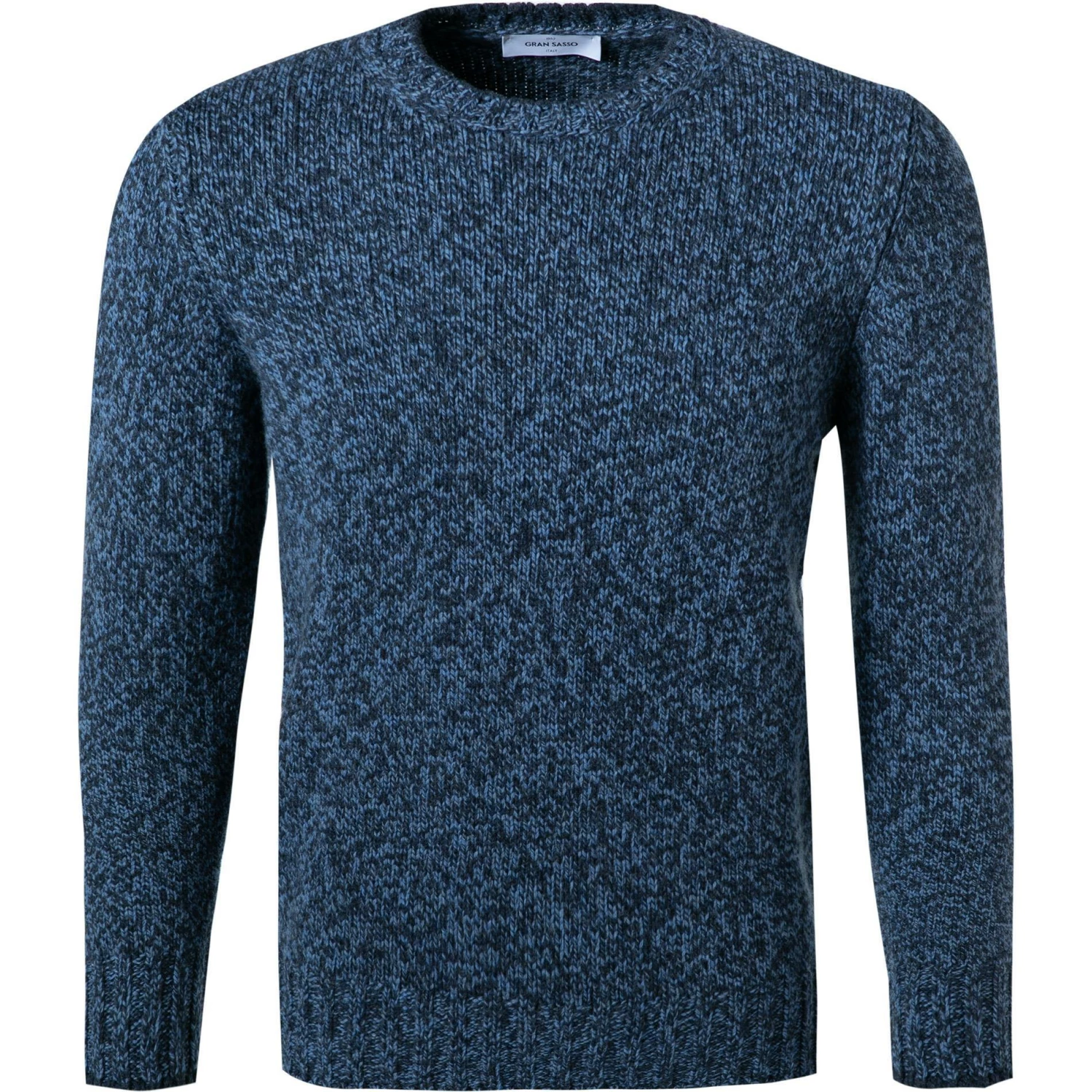 Gran Sasso Pullover 10158/25701/817 Schurwolle, Dunkelblau meliert, Dunkelblau 3 Gran Sasso Pullover 10158/25701/817 Schurwolle, Dunkelblau meliert, Dunkelblau